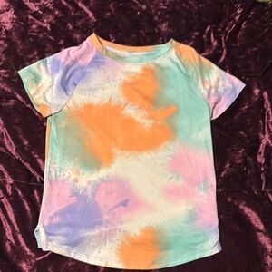 Athletic Works Orange and Purple Short Sleeve Tee